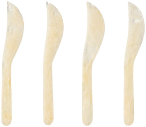 Resin Spreaders -  Bold Tortoiseshell & Dappled Ivory