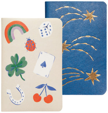 Feeling Lucky Pocket Notebooks (Set of 2)