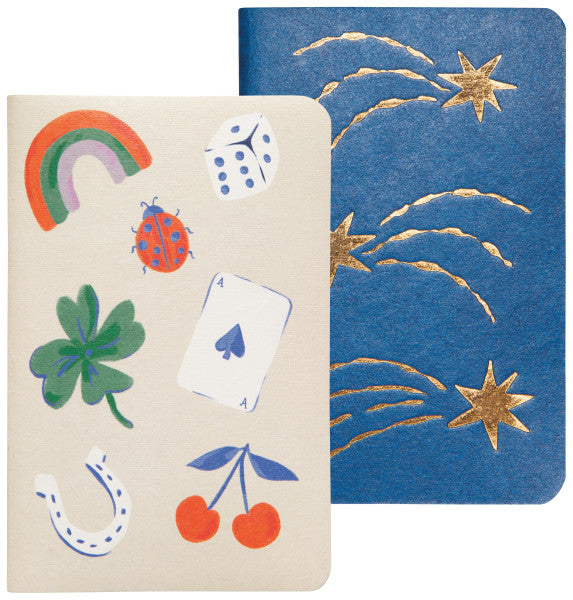 Feeling Lucky Pocket Notebooks (Set of 2)