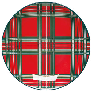 Holiday Plaid Appetizer Plate (Multiple Styles)