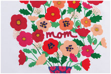 Poppy Mother's Day Dishtowel/Tea Towel