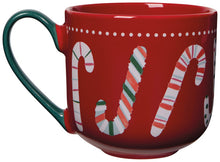 Merry Mints Candy Cane Mug and Dishtowel Set