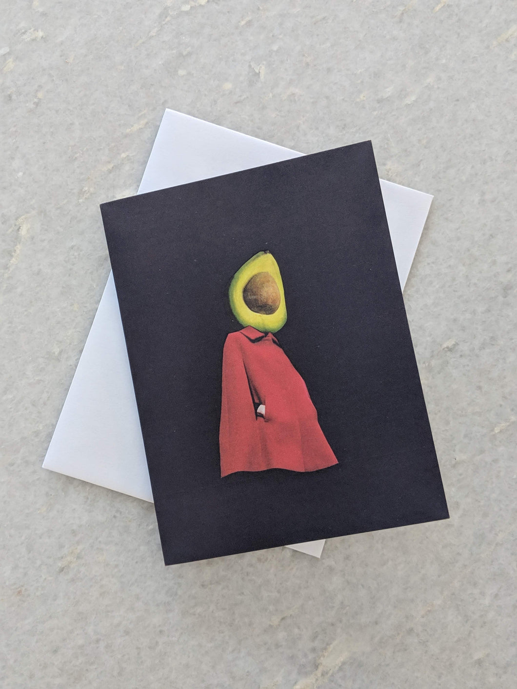 Rootless 2 Greeting Card -By Kiki Collagist