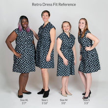 Sisters Navy Retro Dress