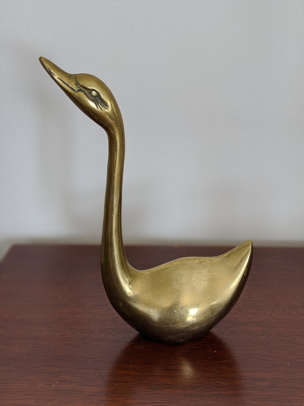 Vintage Brass Swans