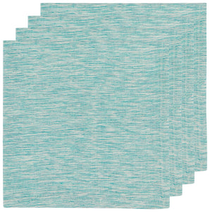 Twisted Teal Recycled Cotton Napkins (Set of 4)