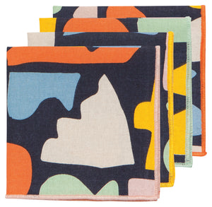 Doodle Cocktail Napkins (Set of 4)