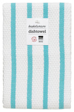 Basketweave  Dishtowel - Bali Blue