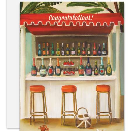 Champagne Shack Congratulations Card