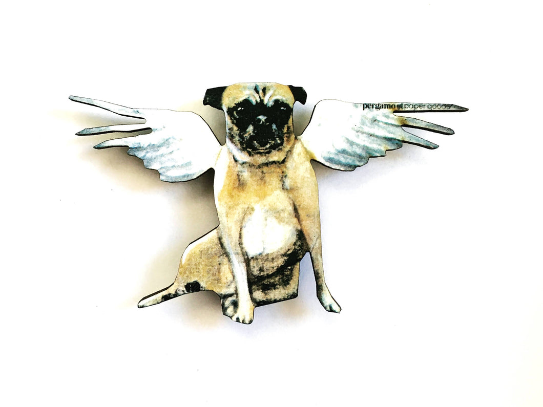 Angel Pug Magnet