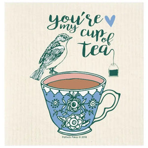 You're My Cup of Tea Swedish Dishcloth