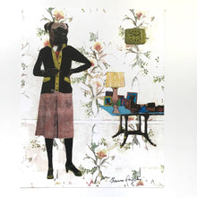 Boxer Lady Art Print