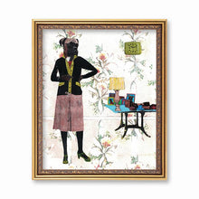 Boxer Lady Art Print