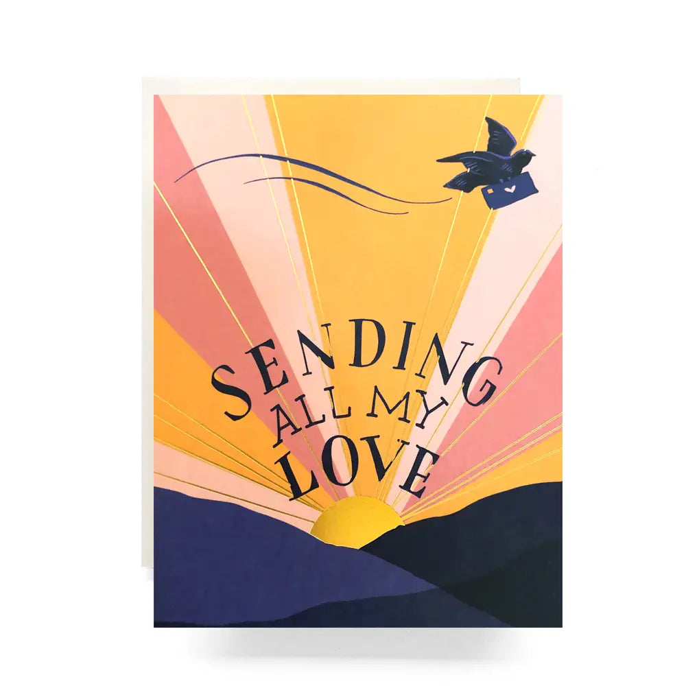 Sending All of My Love Greeting Card