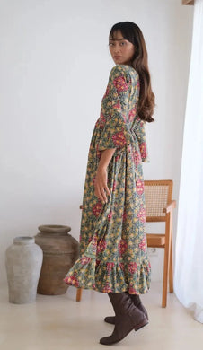 Block Printed Dress - Omisha