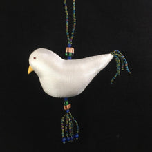 Peace & Joy Silk Bird Ornaments