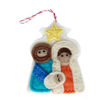 Nativity Felt Wool Fair Trade Christmas Ornament
