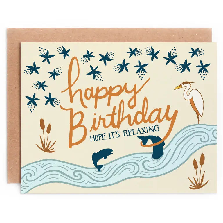 Relaxing Birthday Greeting Card