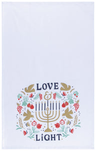 Love & Light Printed Dishtowel