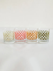 Checkered Rocks Glasses (Multiple Colors)