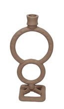 Light Brown Aluminum Candleholder (Various Styles)