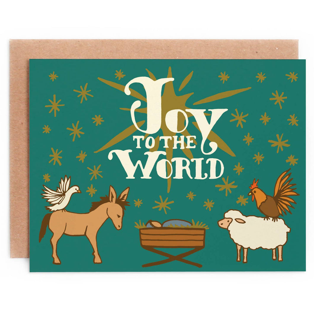 Joy to the World Greeting Card