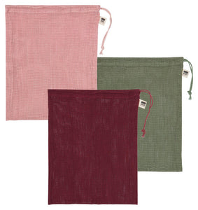 Le Marche Produce Bags (Set of 3-Multiple Color Options)