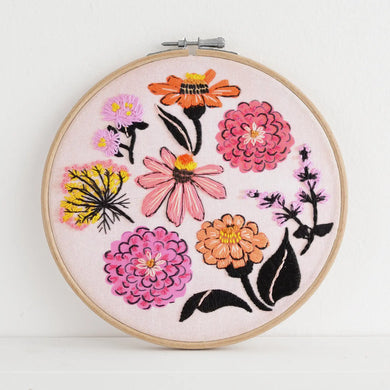 Zinnia Premium Embroidery Kit 6