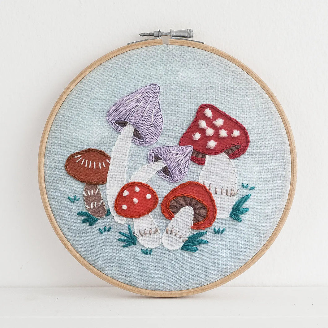 Mushrooms Premium Embroidery Kit 6