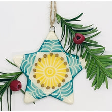 Holiday Star Ornaments by Threet Ceramics