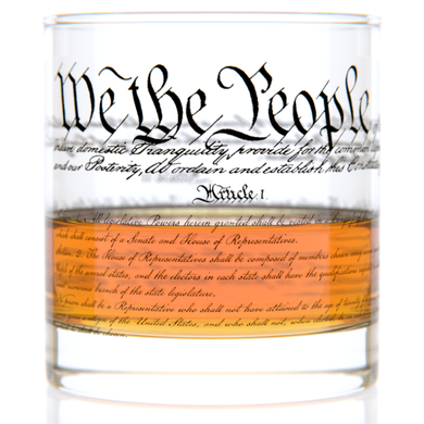 U.S. Constitution Rocks Glass (11 oz)