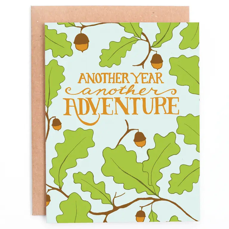Another Year Another Adventure Greeting Card
