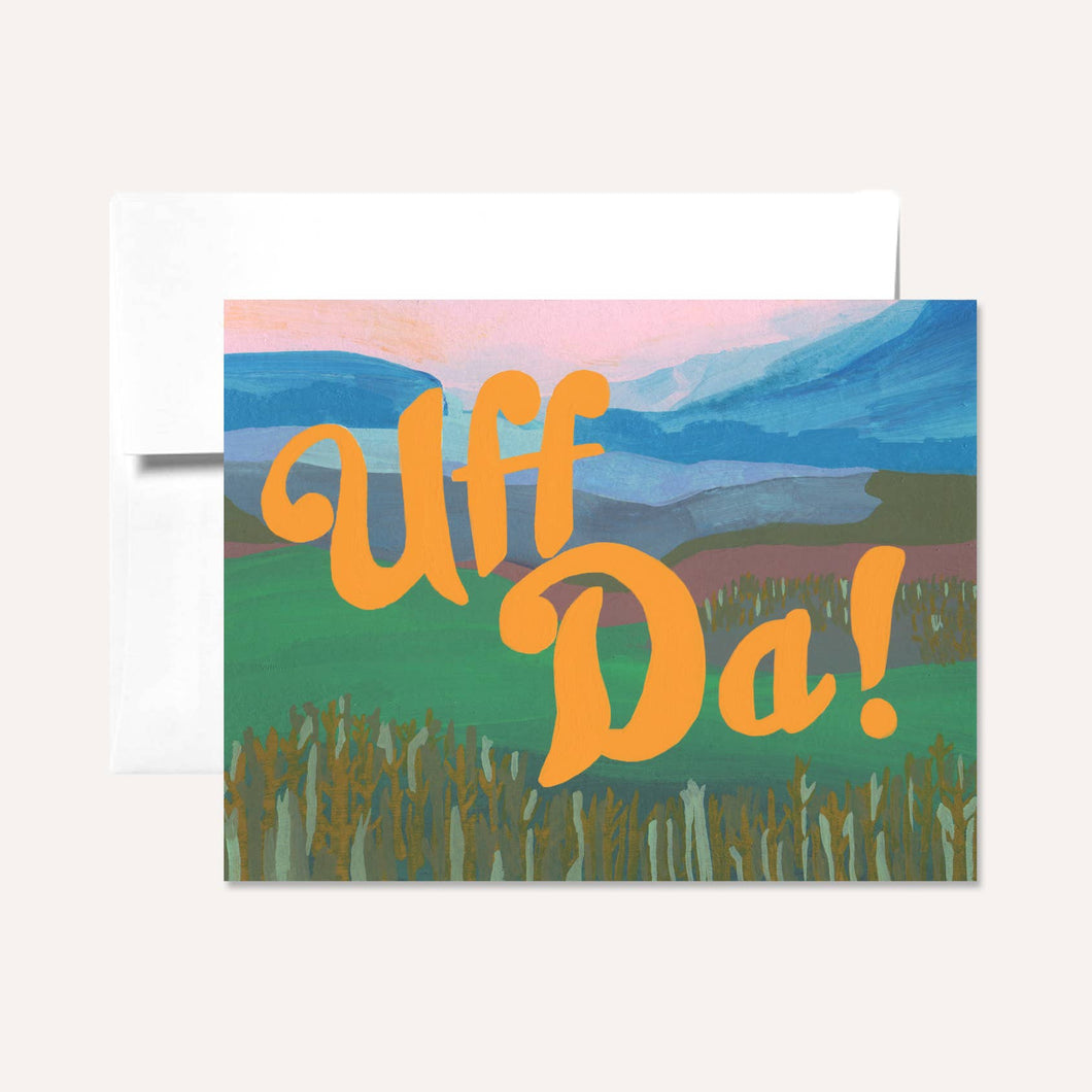 Uff Da Greeting Card