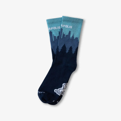 Minneapolis Skylines Socks (Small)