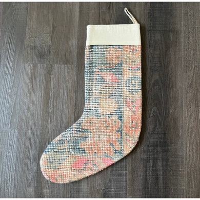 Vintage Rug Holiday Stocking No. 307