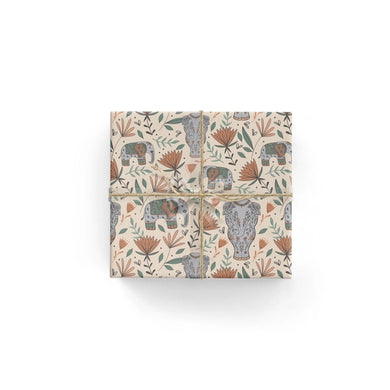 Elephant Jungle Wrapping Paper