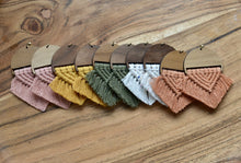 Macramé Esme Earrings from Local Artist Macey LeVahn