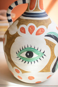 Ceramic Eye Pot/Pitcher