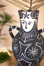 Ceramic Black & White Vase