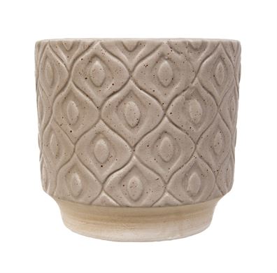 Dolomite Grey/Beige Planter 3.25