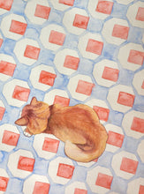 Cats On Rugs by Mari M. (9 x 12)