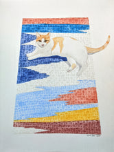 Cats On Rugs by Mari M. (9 x 12)