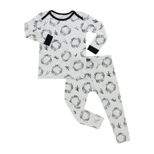 Wreaths 2 Piece Bamboo Pajama Set