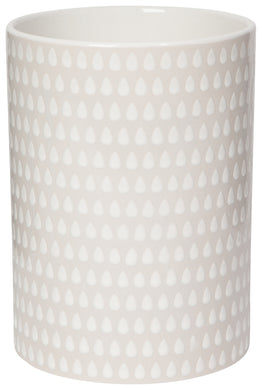 White Cloudburst Utensil Crock