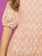 Catherine Tiered Maxi Dress Wheat Blossom