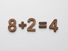 Wooden Number Set • Numerals & Math Equation Signs