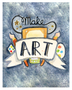 Make Art - Emily Ritchie Print (8 x 10)