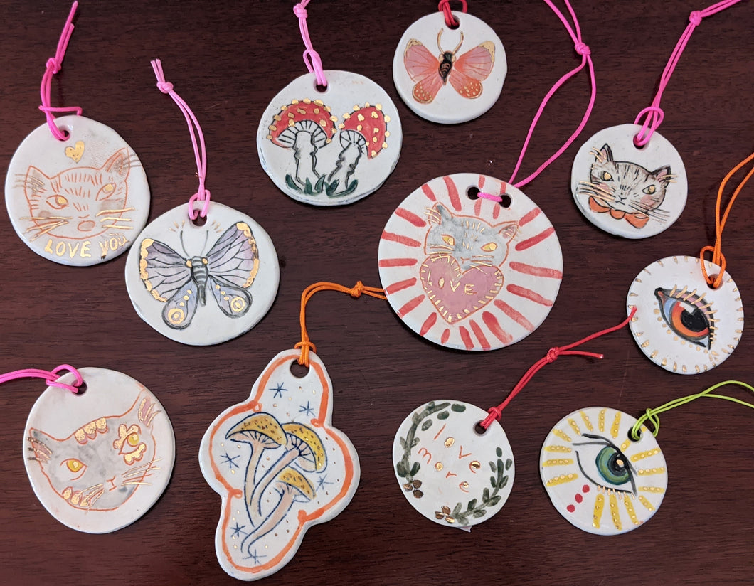 Handmade Ceramic Ornaments