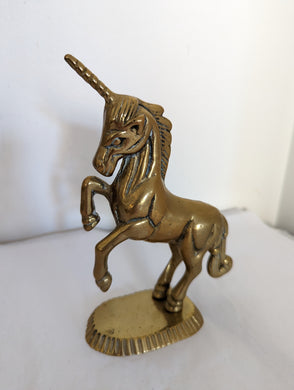 Vintage/Previously Adored Brass Unicorn