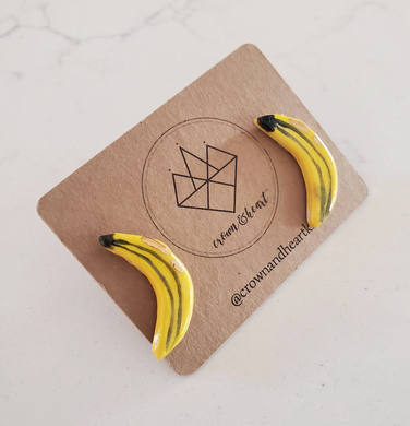 Banana Stud Earrings